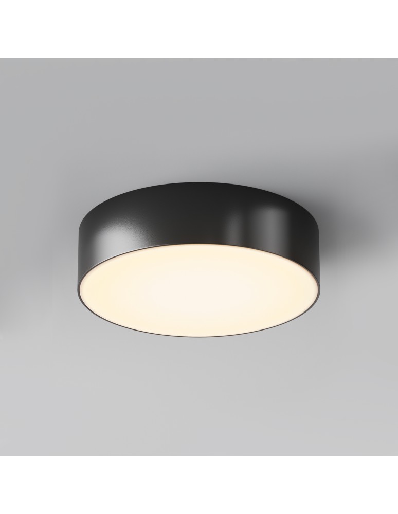 Outdoor ceiling lamps - Maytoni Outdoor Zon IP LED Ceiling Lamp 30W 2200lm 3000K IP65 Black O431CL-L30B3K. - product kolory-swiatla.pl 5