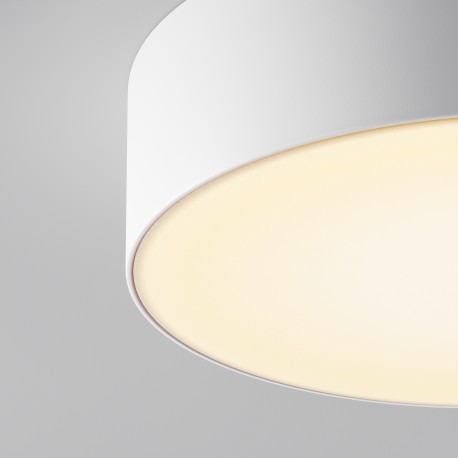 Maytoni Zewnętrzna Zon IP Lampa Sufitowa LED 30W 2200lm 3000K IP65 Biały O431CL-L30W3K