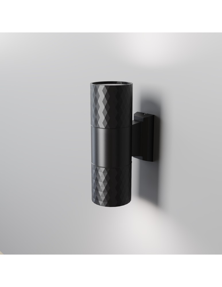 Outdoor wall lamps - Maytoni Outdoor Bowery Wall lamp/wall lamp 2xGU10 50W IP54 Black O583WL-02B. - product kolory-swiatla.pl 4