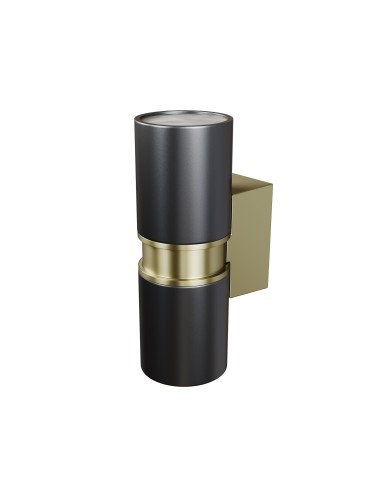 Maytoni Outdoor Bowery Wall lamp/wall lamp 2xGU10 50W IP54 Black O582WL-02B.