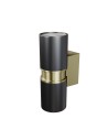 Maytoni Outdoor Bowery Wall lamp/wall lamp 2xGU10 50W IP54 Black O582WL-02B.