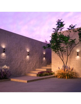 Maytoni Outdoor Bowery Wall lamp/wall lamp 2xGU10 50W IP54 Black O582WL-02B. - product 2