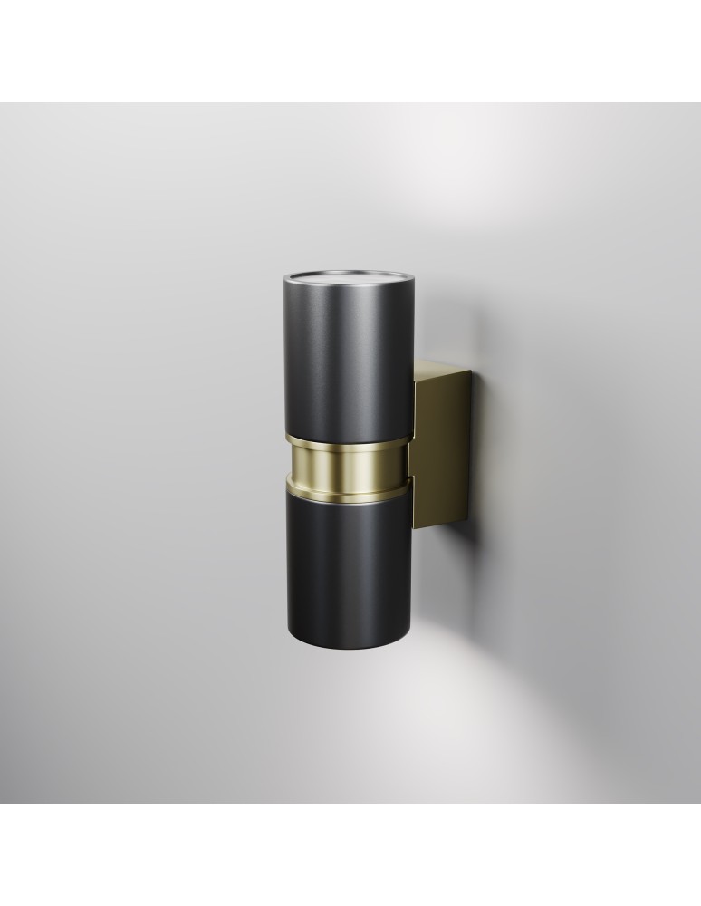 Outdoor wall lamps - Maytoni Outdoor Bowery Wall lamp/wall lamp 2xGU10 50W IP54 Black O582WL-02B. - product kolory-swiatla.pl 5
