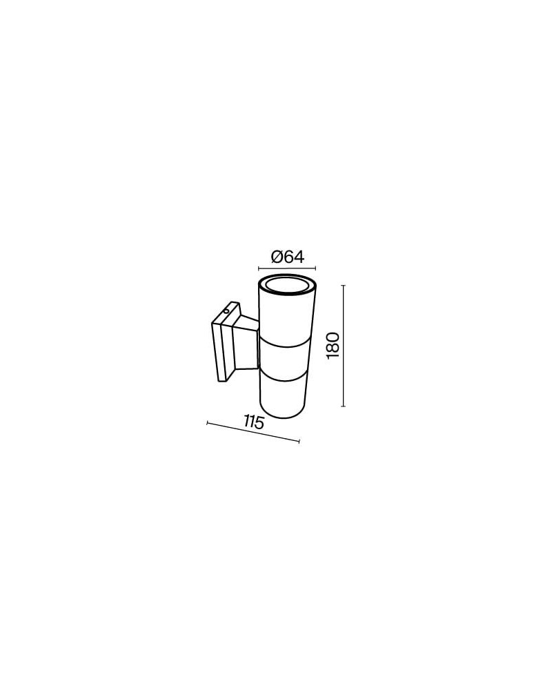 Outdoor wall lamps - Maytoni Outdoor Bowery Wall lamp/wall lamp 2xGU10 50W IP54 White O574WL-02W. - product kolory-swiatla.pl 6