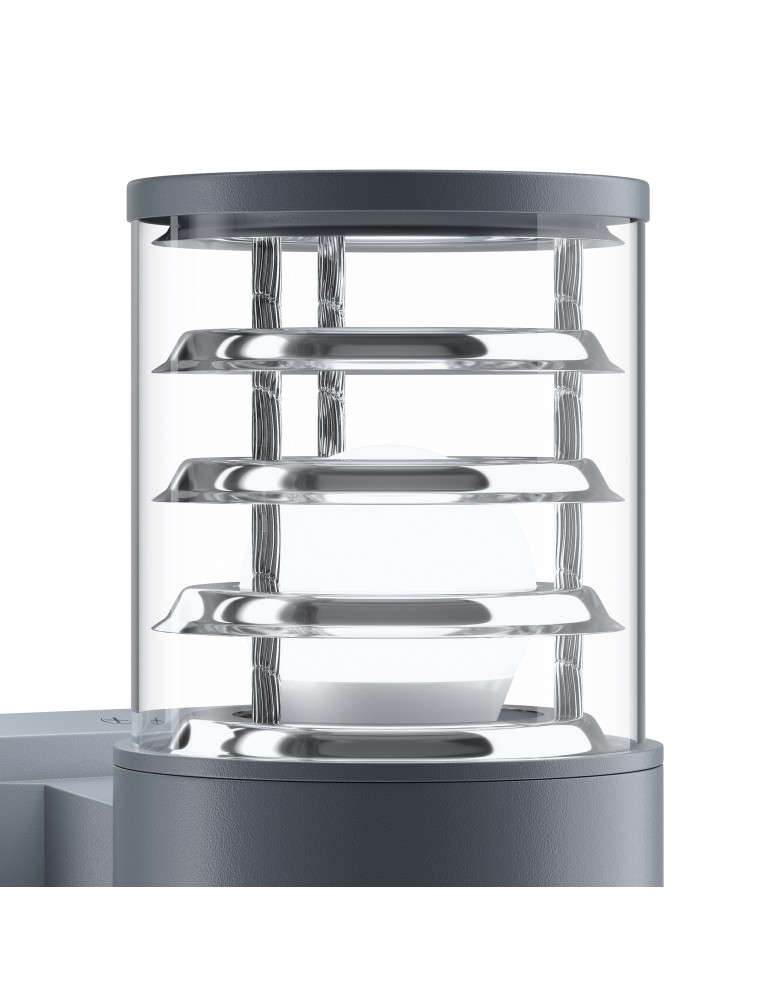 Outdoor wall lamps - Maytoni Outdoor Bronx Wall lamp/ wall lamp 1xE27 60W IP54 Grey O576WL-01GR. - product kolory-swiatla.pl 4