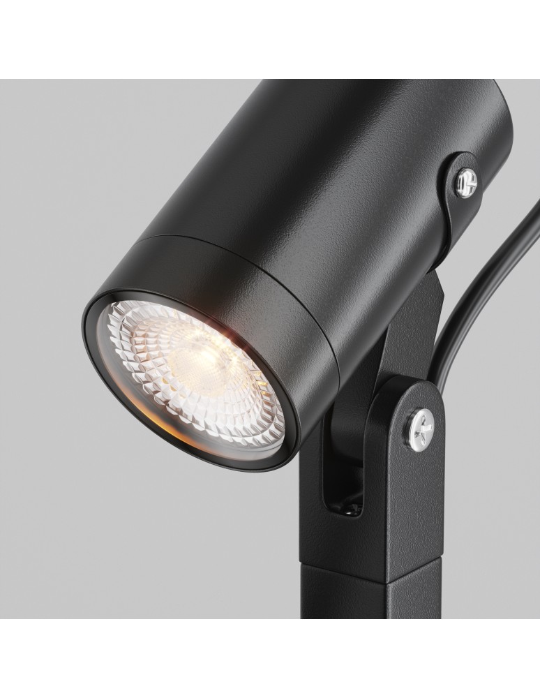 Standing garden lamps - Maytoni Outdoor Scope Garden 1xGU10 50W IP65 Black O025FL-01B1. - product kolory-swiatla.pl 2