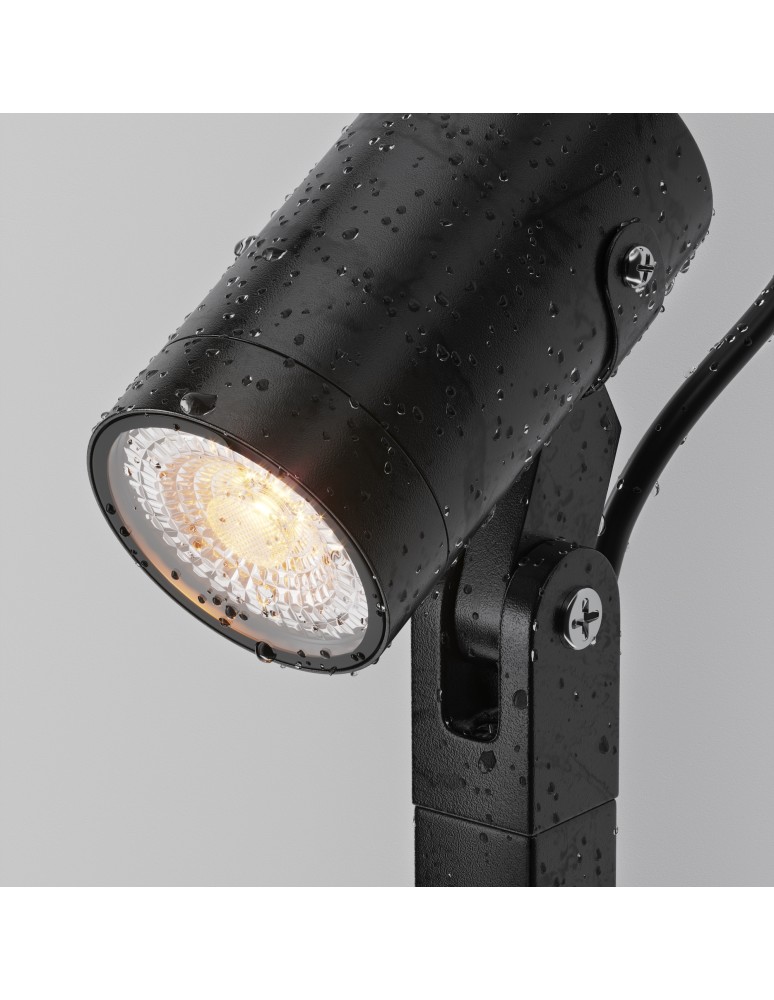 Standing garden lamps - Maytoni Outdoor Scope Garden 1xGU10 50W IP65 Black O025FL-01B1. - product kolory-swiatla.pl 3