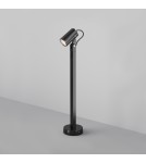 Standing garden lamps - Maytoni Outdoor Scope Garden 1xGU10 50W IP65 Black O025FL-01B1. - product 4