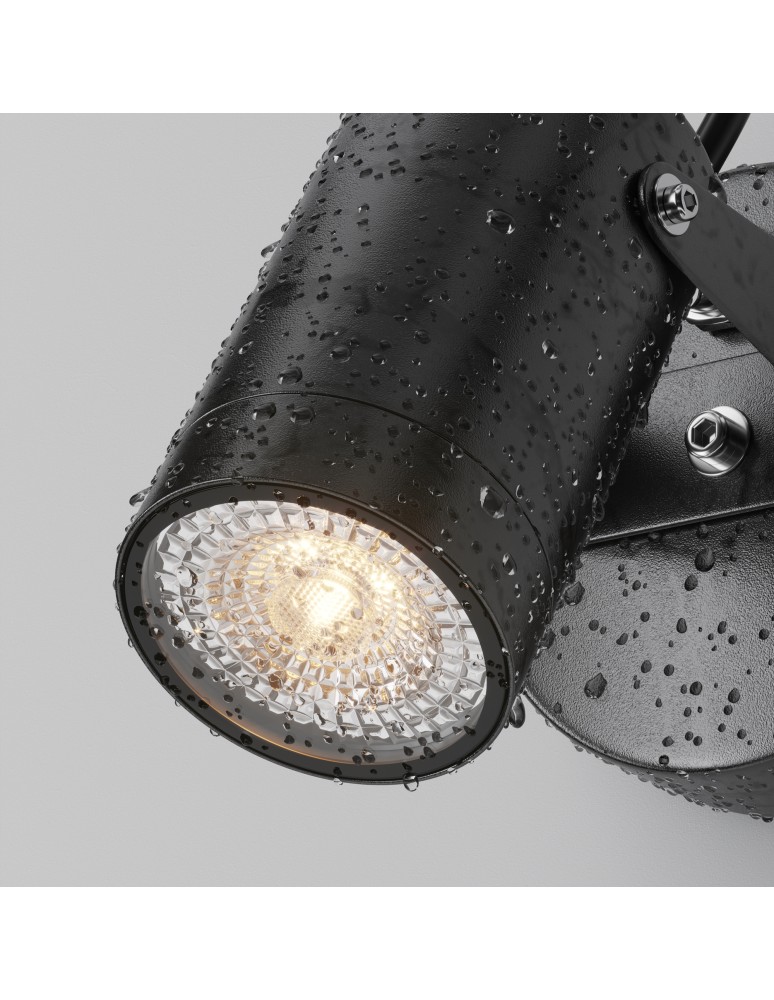 Outdoor wall lamps - Maytoni Outdoor Scope Wall lamp/wall lamp 1xGU10 50W IP65 Black O025WL-01B. - product kolory-swiatla.pl 3