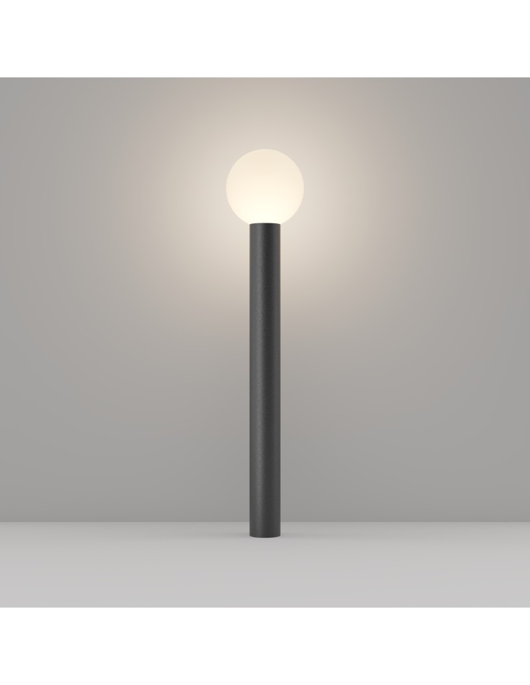 Standing garden lamps - Maytoni Outdoor Bold Garden 1xE27 60W IP54 Black O598FL-01B - product kolory-swiatla.pl 4