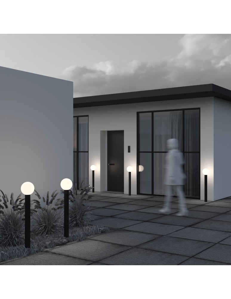Standing garden lamps - Maytoni Outdoor Bold Garden 1xE27 60W IP54 Black O598FL-01B - product kolory-swiatla.pl 5