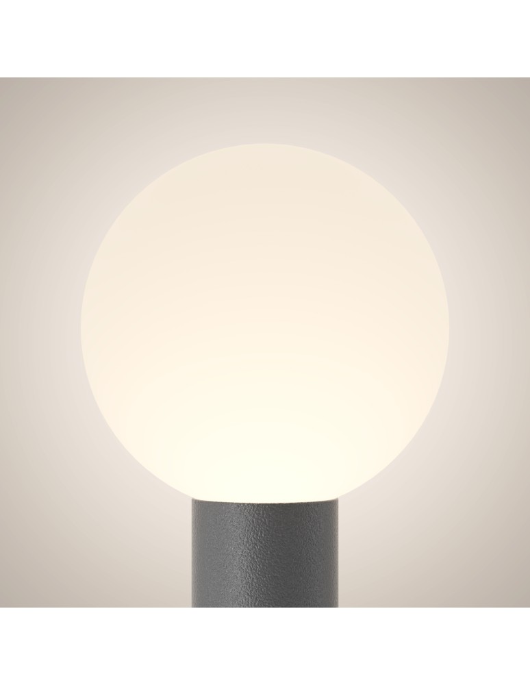 Standing garden lamps - Maytoni Outdoor Bold Garden 1xE27 60W IP54 Grey O598FL-01GR - product kolory-swiatla.pl 2