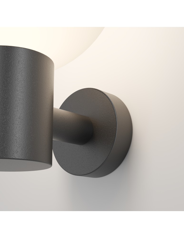 Outdoor wall lamps - Maytoni Outdoor Bold Wall lamp/ wall lamp 1xE27 60W IP54 Black O598WL-01B. - product kolory-swiatla.pl 2