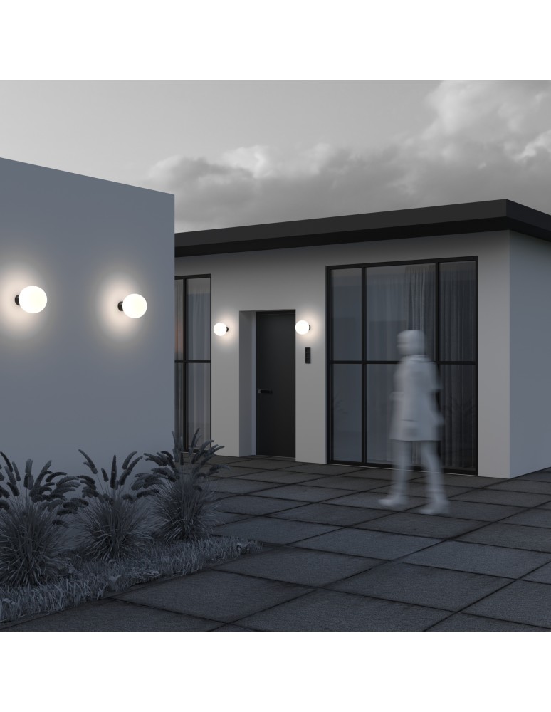 Outdoor wall lamps - Maytoni Outdoor Bold Wall lamp/ wall lamp 1xE27 60W IP54 Black O598WL-01B1. - product kolory-swiatla.pl 5