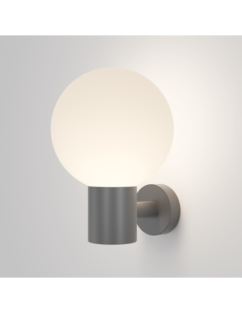 Outdoor wall lamps - Maytoni Outdoor Bold Wall lamp/ wall lamp 1xE27 60W IP54 Grey O598WL-01GR. - product kolory-swiatla.pl 4