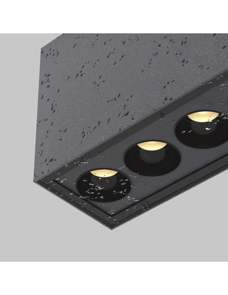 Outdoor ceiling lamps - Maytoni Outdoor Ares LED Ceiling Lamp 10W 700lm 3000K IP54 Graphite O309CL-L10GF3K. - product kolory-swiatla.pl 3