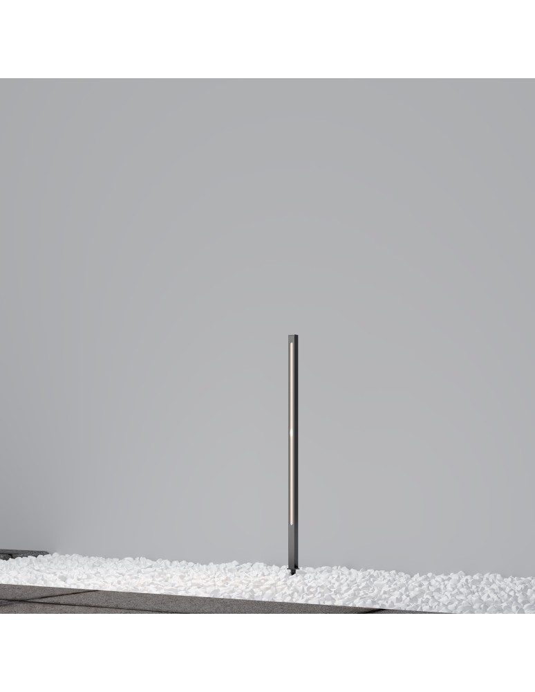 Garden lamps driven into the ground (with wedge) - Maytoni Outdoor Garden Field LED 12W 600lm 3000K IP65 Graphite O440FL-L12GF3K. - product kolory-swiatla.pl 4