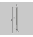Garden lamps driven into the ground (with wedge) - Maytoni Outdoor Garden Field LED 12W 600lm 3000K IP65 Graphite O440FL-L12GF3K. - product 5
