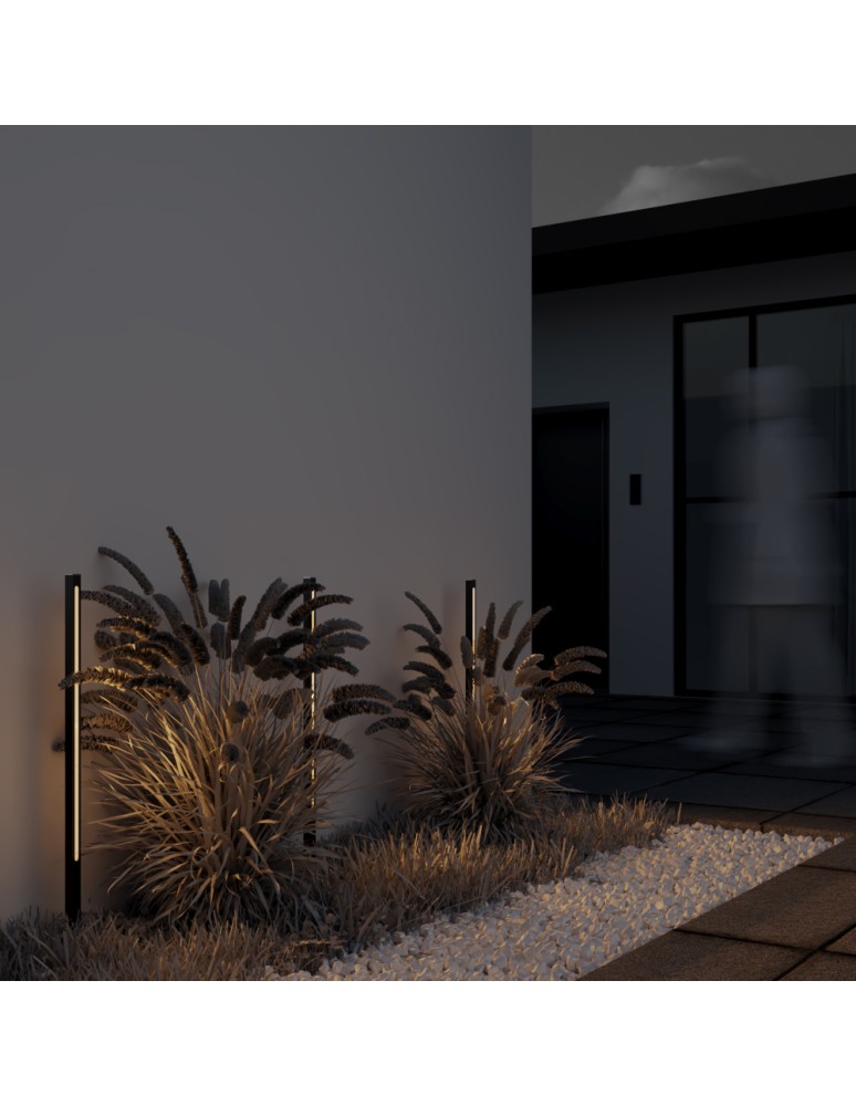 Garden lamps driven into the ground (with wedge) - Maytoni Outdoor Garden Field LED 12W 600lm 3000K IP65 Graphite O440FL-L12GF3K. - product kolory-swiatla.pl 6