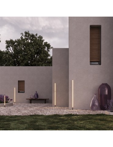 Maytoni Zewnętrzna Pole Ogrodowa LED 18W 1000lm 3000K IP65 Graphite O440FL-L18GF3K - produkt 2