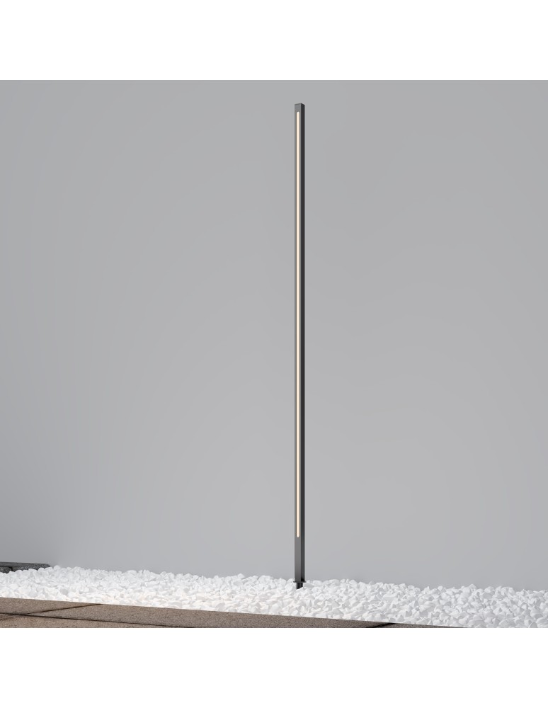 Garden lamps driven into the ground (with wedge) - Maytoni Outdoor Garden Field LED 24W 1200lm 3000K IP65 Graphite O440FL-L24GF3K. - product kolory-swiatla.pl 4