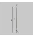 Garden lamps driven into the ground (with wedge) - Maytoni Outdoor Garden Field LED 24W 1200lm 3000K IP65 Graphite O440FL-L24GF3K. - product 5