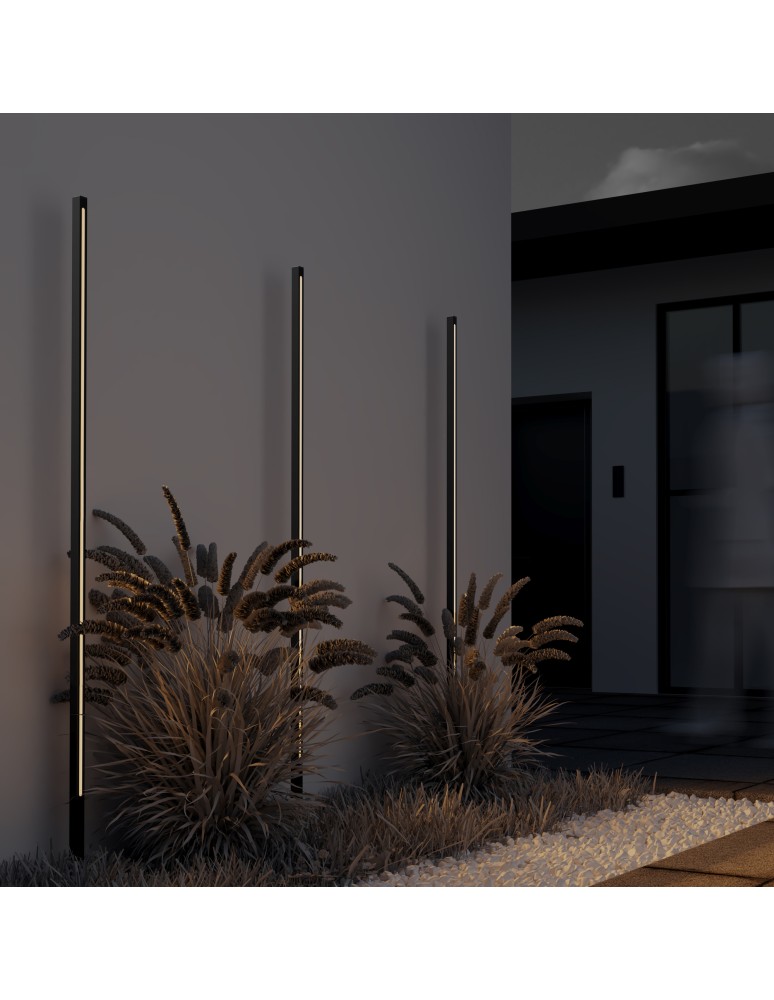 Garden lamps driven into the ground (with wedge) - Maytoni Outdoor Garden Field LED 24W 1200lm 3000K IP65 Graphite O440FL-L24GF3K. - product kolory-swiatla.pl 6