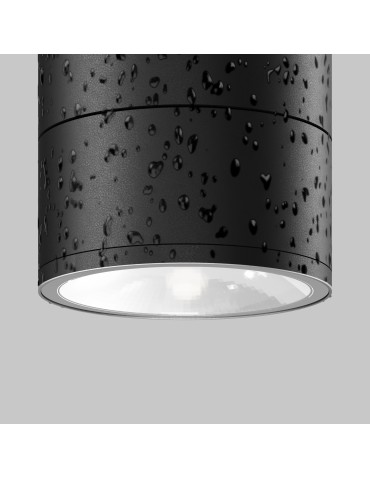 Maytoni Outdoor Spin LED Ceiling Lamp 12W 1050lm 3000K IP54 Graphite O310CL-L12GF3K. - product 2