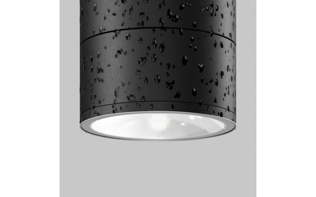 Maytoni Zewnętrzna Spin Lampa Sufitowa LED 12W 1050lm 3000K IP54 Graphite O310CL-L12GF3K