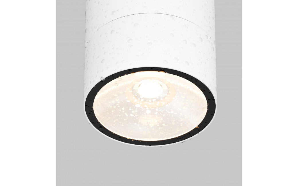 Maytoni Zewnętrzna Spin Lampa Sufitowa LED 5W 480lm 3000K IP54 Biały O310CL-L5W3K