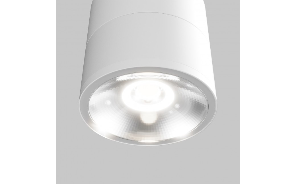 Maytoni Zewnętrzna Spin Lampa Sufitowa LED 12W 1050lm 3000K IP54 Biały O310CL-L12W3K