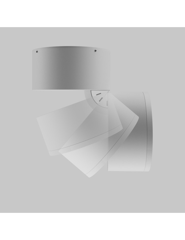 Outdoor ceiling lamps - Maytoni Outdoor Spin LED Ceiling Lamp 12W 1050lm 3000K IP54 White O310CL-L12W3K. - product kolory-swiatla.pl 5