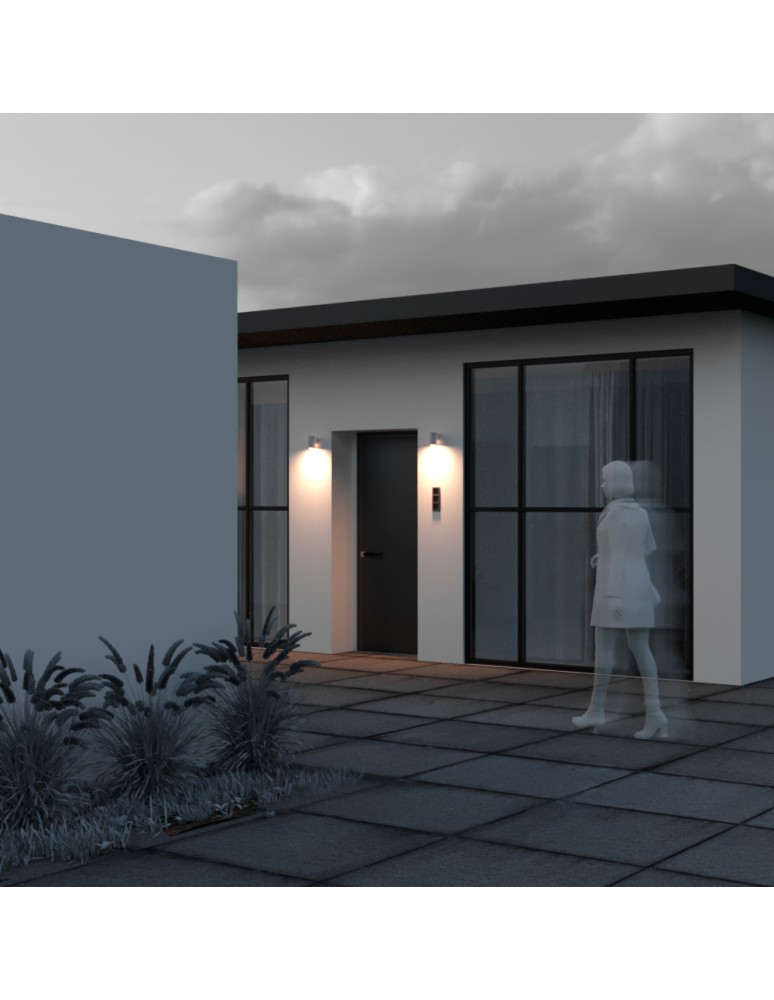 Outdoor wall lamps - Maytoni Outdoor Shim LED wall lamp/wall lamp 5W 350lm 3000K IP65 White O303WL-L5W3K. - product kolory-swiatla.pl 6