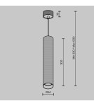 Pendant lamps - Maytoni Artisan Pendant Lamp 1xGU10 10W Black P082PL-GU10-B. - product 7