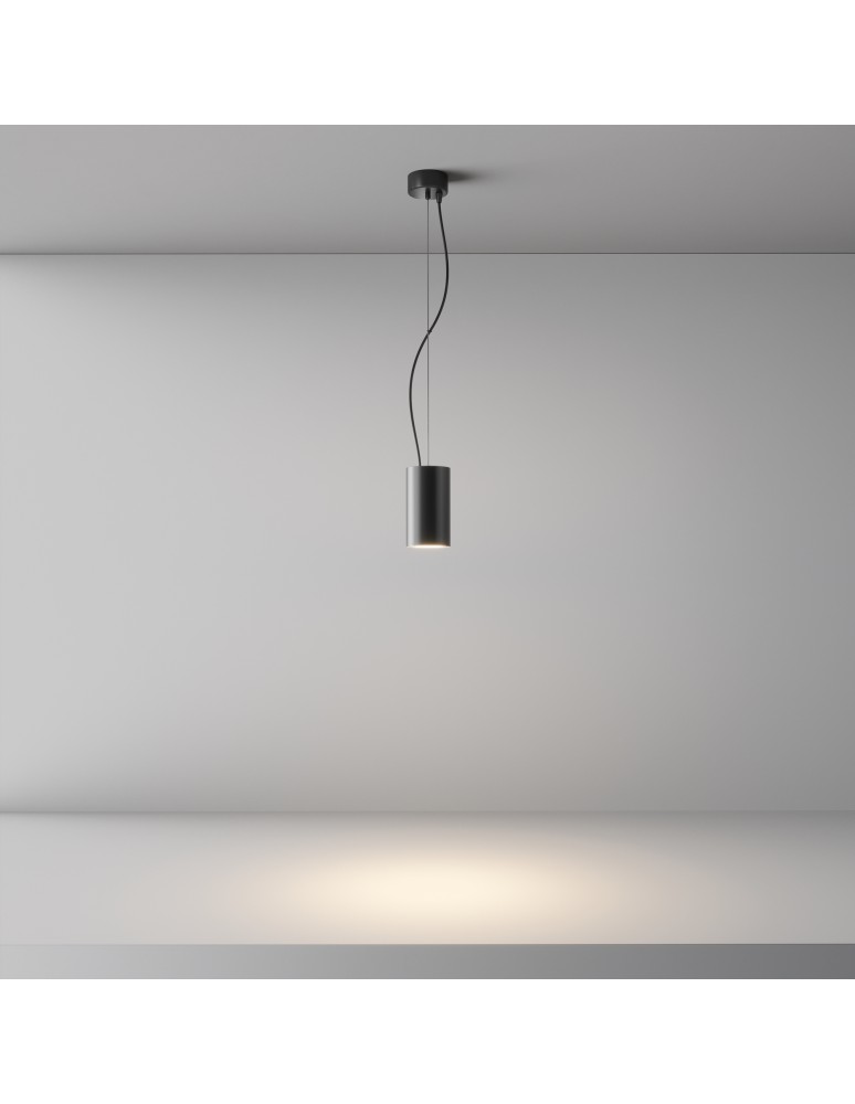 Pendant lamps - Maytoni Efir Minimalist LED Pendant Lamp 15W 1230lm 3000K Black P089PL-15W3K-B. - product kolory-swiatla.pl 3