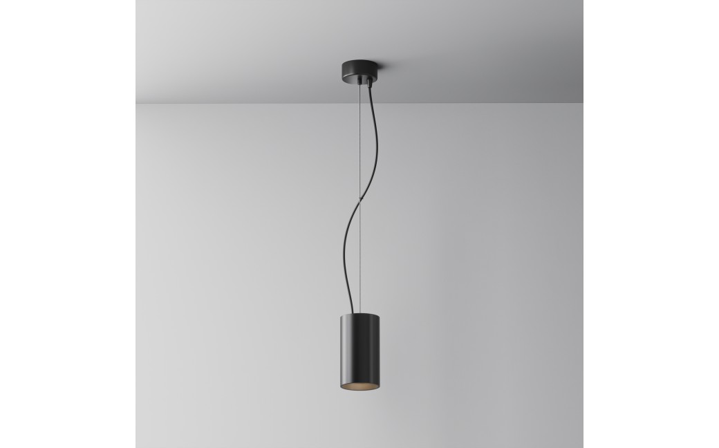 Maytoni Efir Lampa Wisząca Minimalistyczna LED 15W 1230lm 3000K Black P089PL-15W3K-B