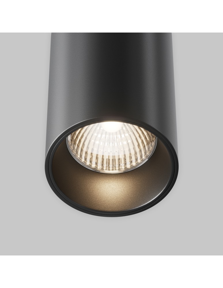 Single pendant lamps - Maytoni Efir Minimalist LED Pendant Lamp 25W 2180lm 3000K Black P089PL-25W3K-B. - product kolory-swiatla.pl 2