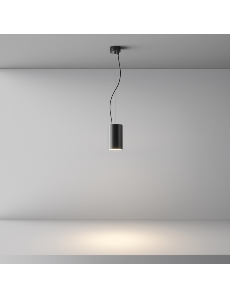 Single pendant lamps - Maytoni Efir Minimalist LED Pendant Lamp 25W 2180lm 3000K Black P089PL-25W3K-B. - product kolory-swiatla.pl 3
