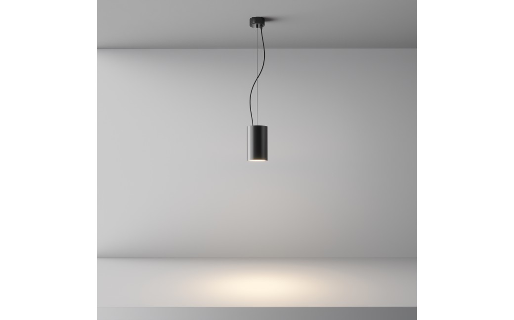 Maytoni Efir Lampa Wisząca Minimalistyczna LED 25W 2180lm 3000K Black P089PL-25W3K-B