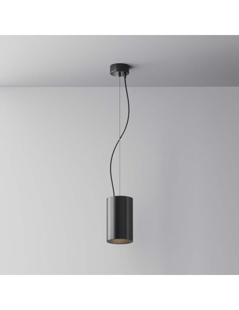 Single pendant lamps - Maytoni Efir Minimalist LED Pendant Lamp 25W 2180lm 3000K Black P089PL-25W3K-B. - product kolory-swiatla.pl 4