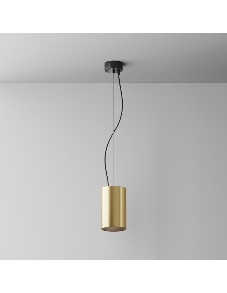 Single pendant lamps - Maytoni Efir Minimalist LED Pendant Lamp 25W 2180lm 3000K Gold Mat P089PL-25W3K-MG. - product kolory-swiatla.pl 4