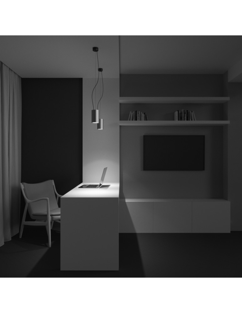 Single pendant lamps - Maytoni Efir Minimalist LED Pendant Lamp 25W 2180lm 3000K Gold Mat P089PL-25W3K-MG. - product kolory-swiatla.pl 8