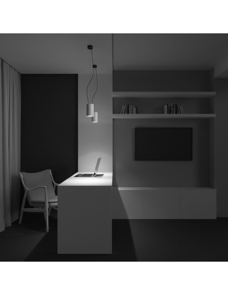 Single pendant lamps - Maytoni Efir Minimalist LED Pendant Lamp 25W 2180lm 3000K White P089PL-25W3K-W. - product kolory-swiatla.pl 8