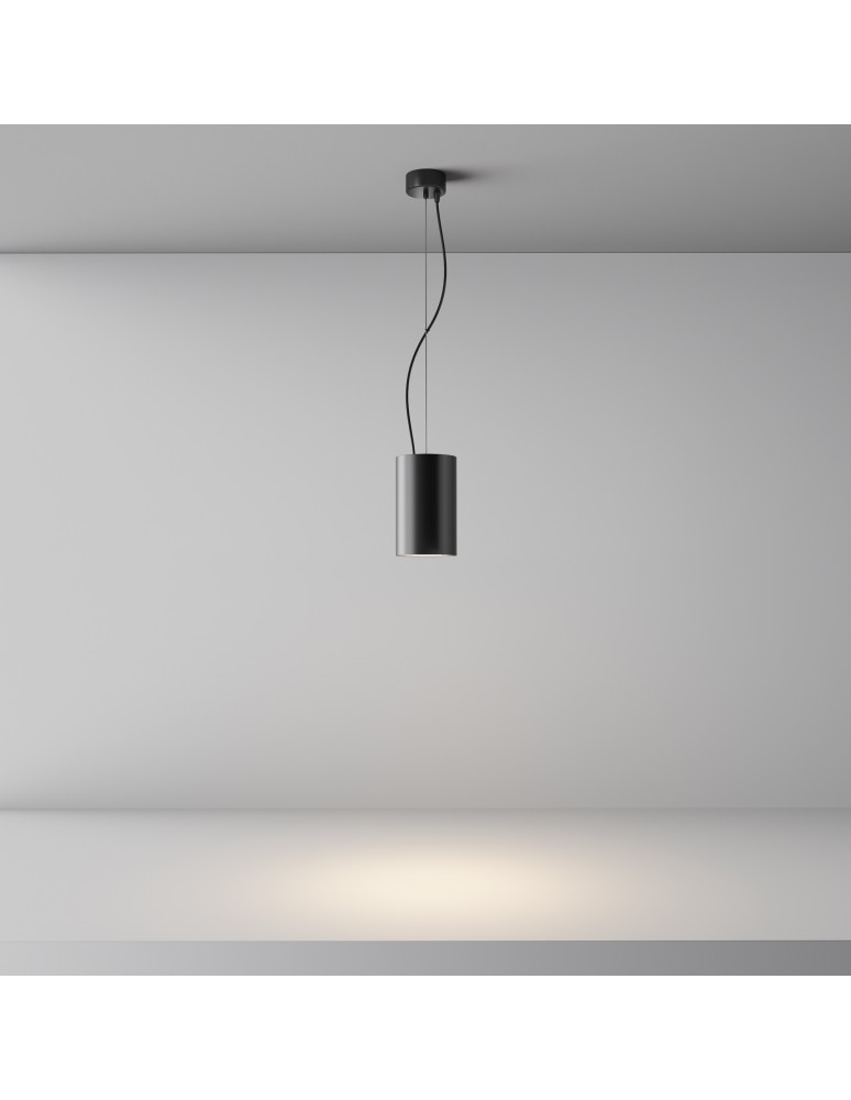 Single pendant lamps - Maytoni Efir Minimalist LED Pendant Lamp 33W 2730lm 3000K Black P089PL-33W3K-B. - product kolory-swiatla.pl 3