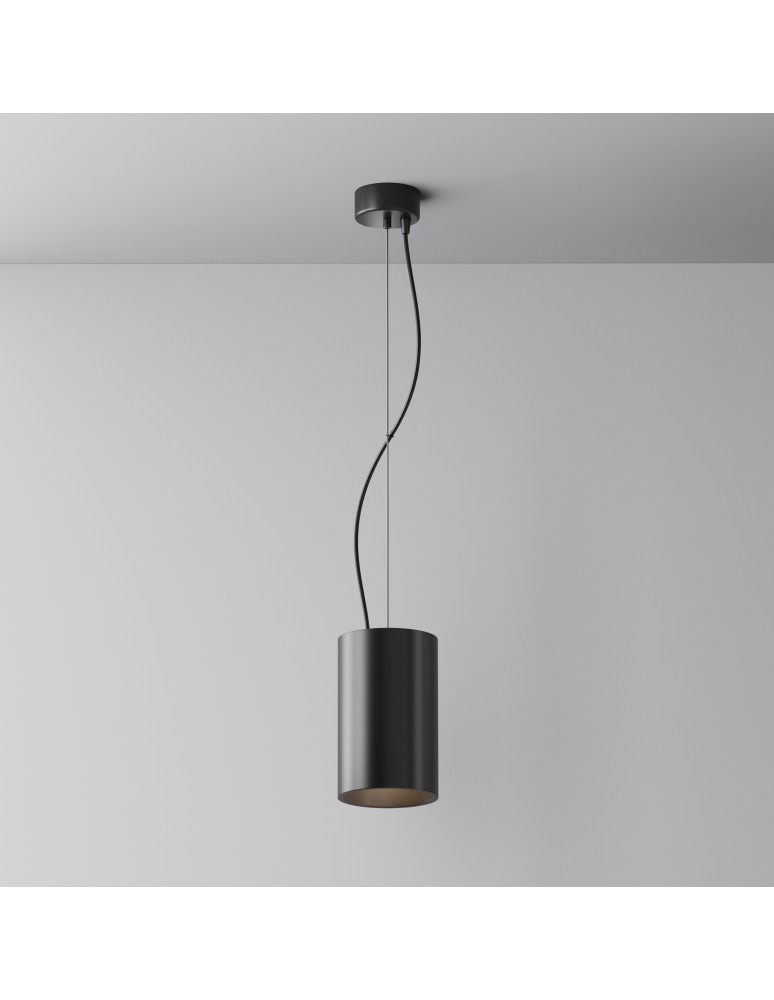 Single pendant lamps - Maytoni Efir Minimalist LED Pendant Lamp 33W 2730lm 3000K Black P089PL-33W3K-B. - product kolory-swiatla.pl 4