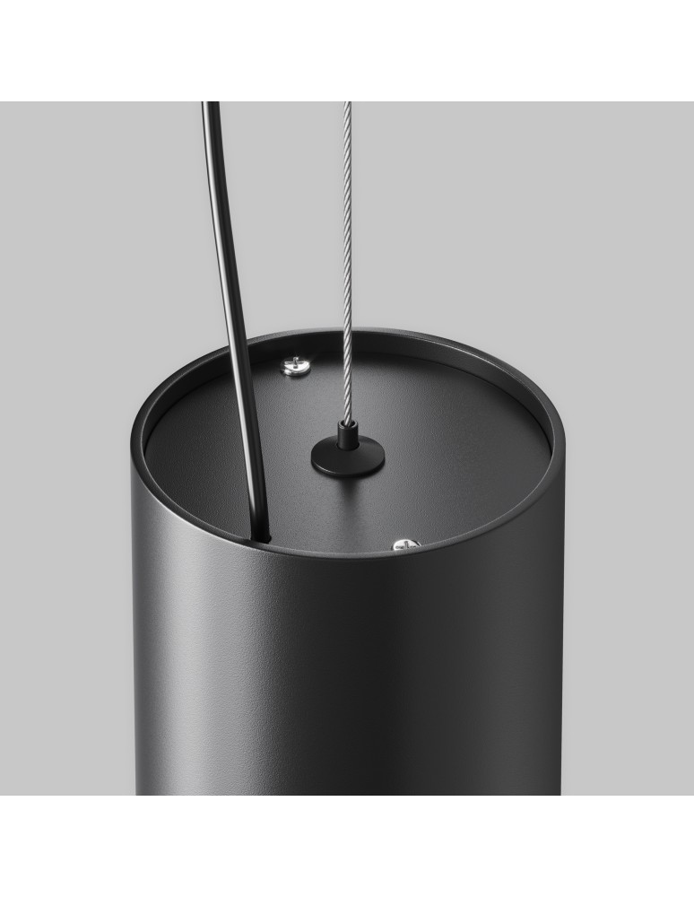 Single pendant lamps - Maytoni Efir Minimalist LED Pendant Lamp 33W 2730lm 3000K Black P089PL-33W3K-B. - product kolory-swiatla.pl 6
