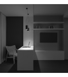 Single pendant lamps - Maytoni Efir Minimalist LED Pendant Lamp 33W 2730lm 3000K Black P089PL-33W3K-B. - product 8