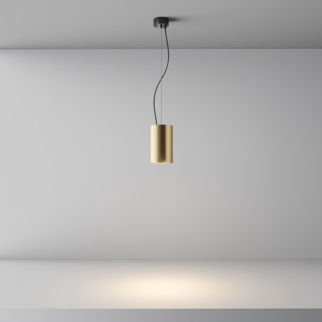 Maytoni Efir Lampa Wisząca Minimalistyczna LED 33W 2730lm 3000K Złoty Mat P089PL-33W3K-MG