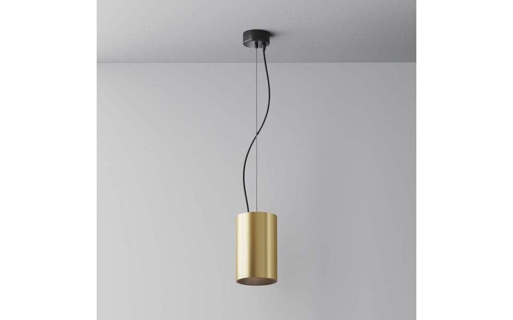 Maytoni Efir Lampa Wisząca Minimalistyczna LED 33W 2730lm 3000K Złoty Mat P089PL-33W3K-MG