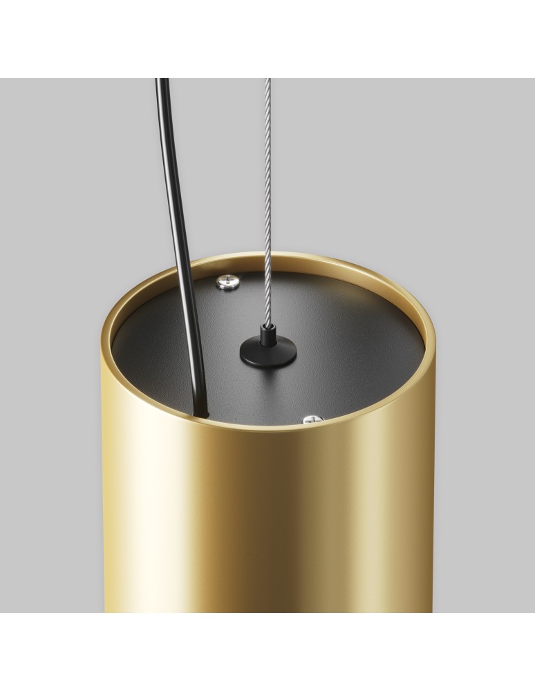 Single pendant lamps - Maytoni Efir Minimalist LED Pendant Lamp 33W 2730lm 3000K Gold Mat P089PL-33W3K-MG - product kolory-swiatla.pl 6